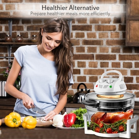 Nutrichef Halogen Oven Air-Fryer / Infrared Convec PKAIRFR48.5